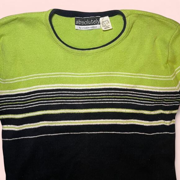 Vintage lime green and navy - Picture 2 of 4